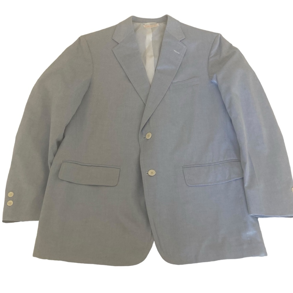 Brooks Brothers Sky Blue Sport Coat Blazer Men's Size 44R